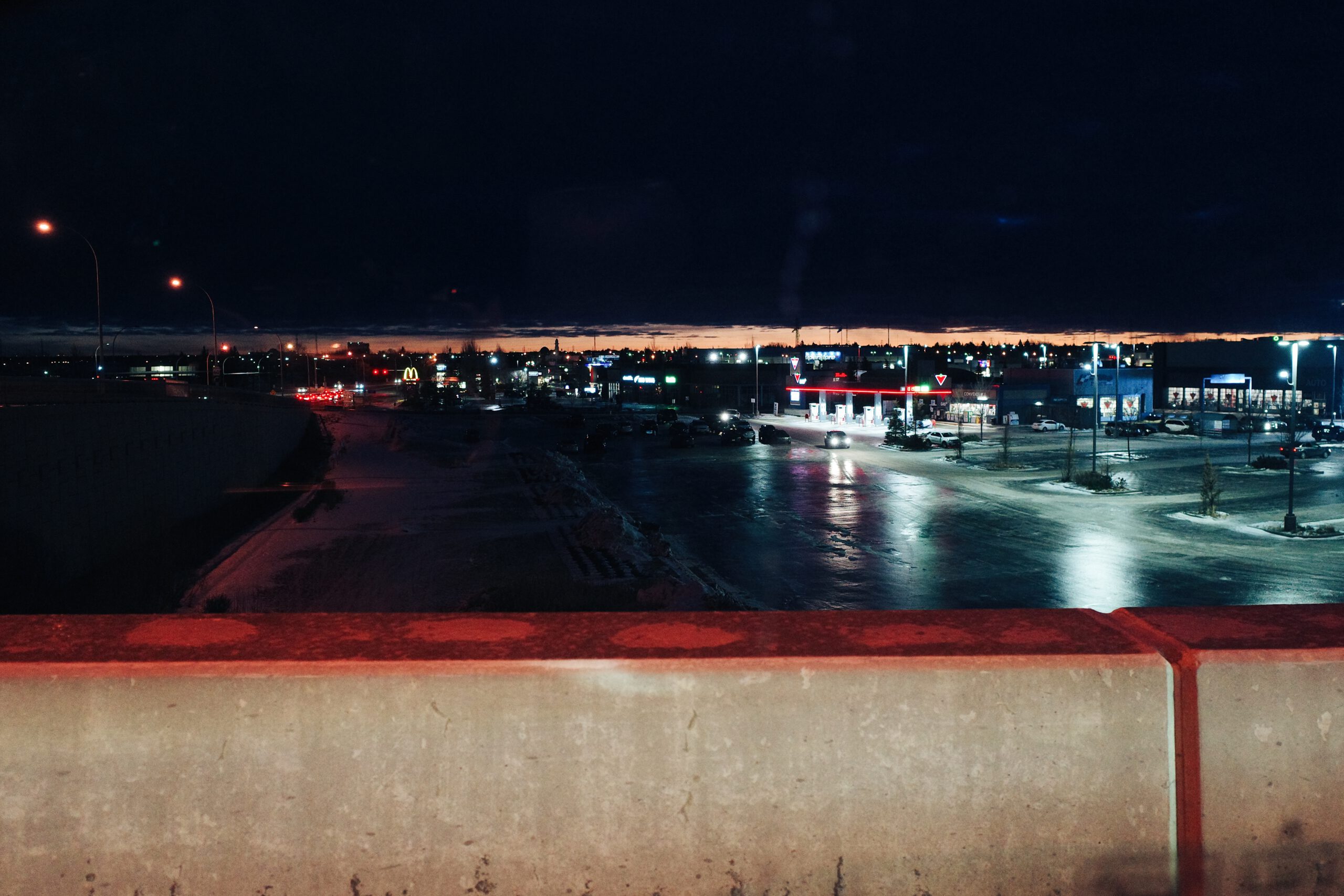 When the night spills over into the day