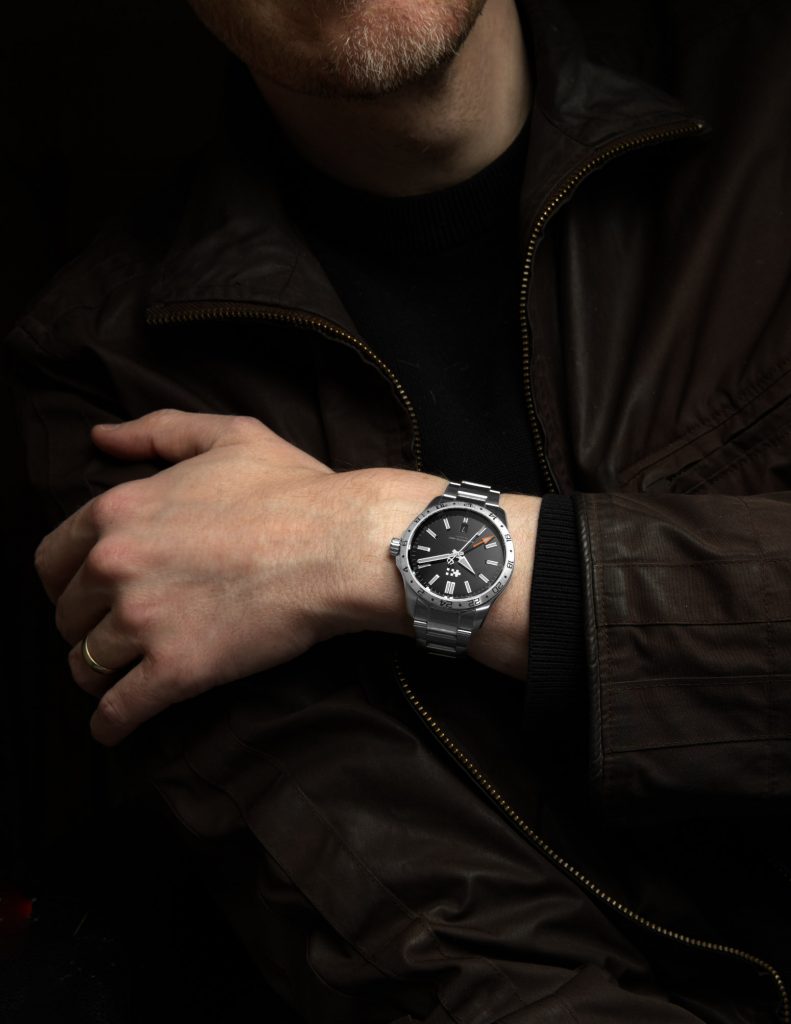 wearing a watch photo
