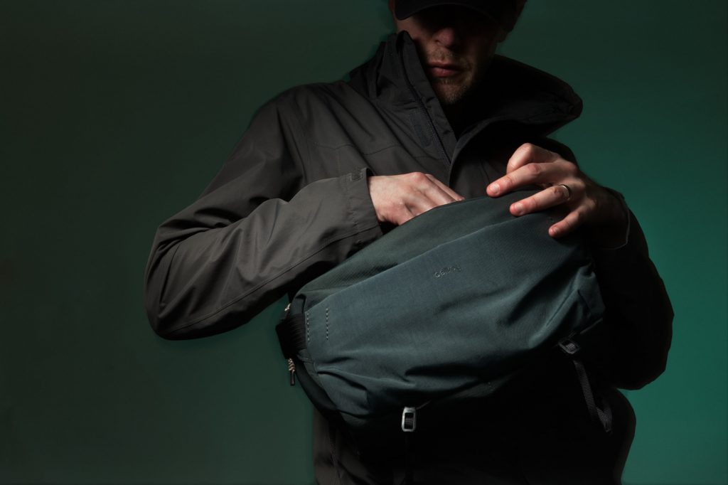 holding a bag photo